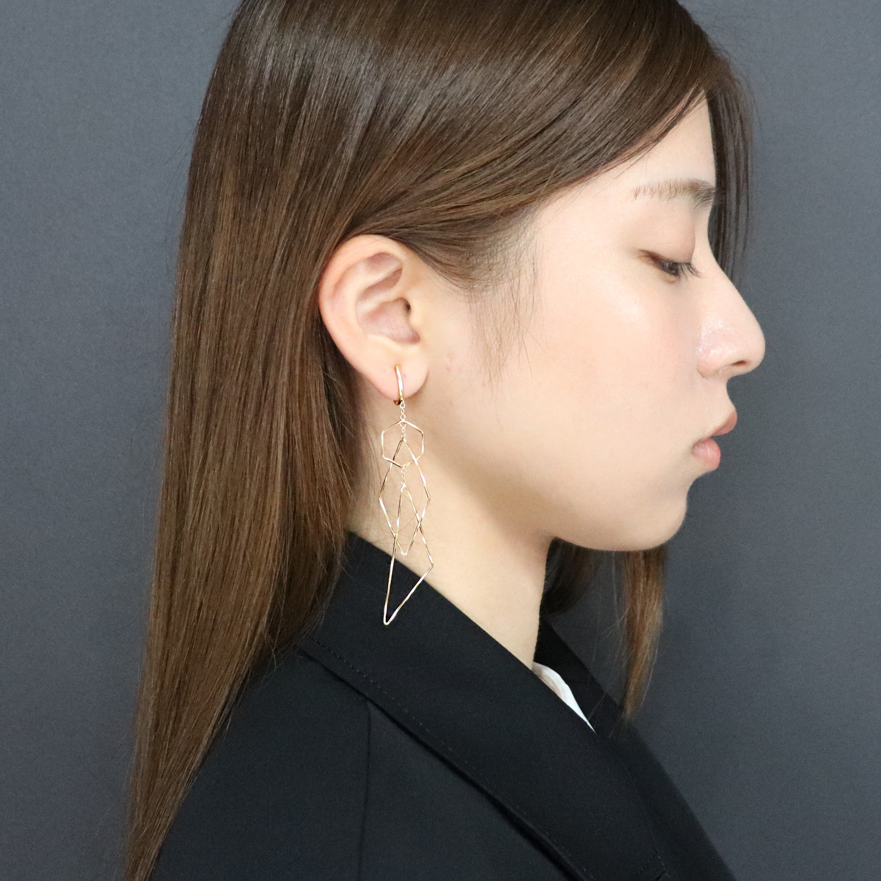 K14GF/SV 陽光の瞬き イヤリング|GFE4178GD