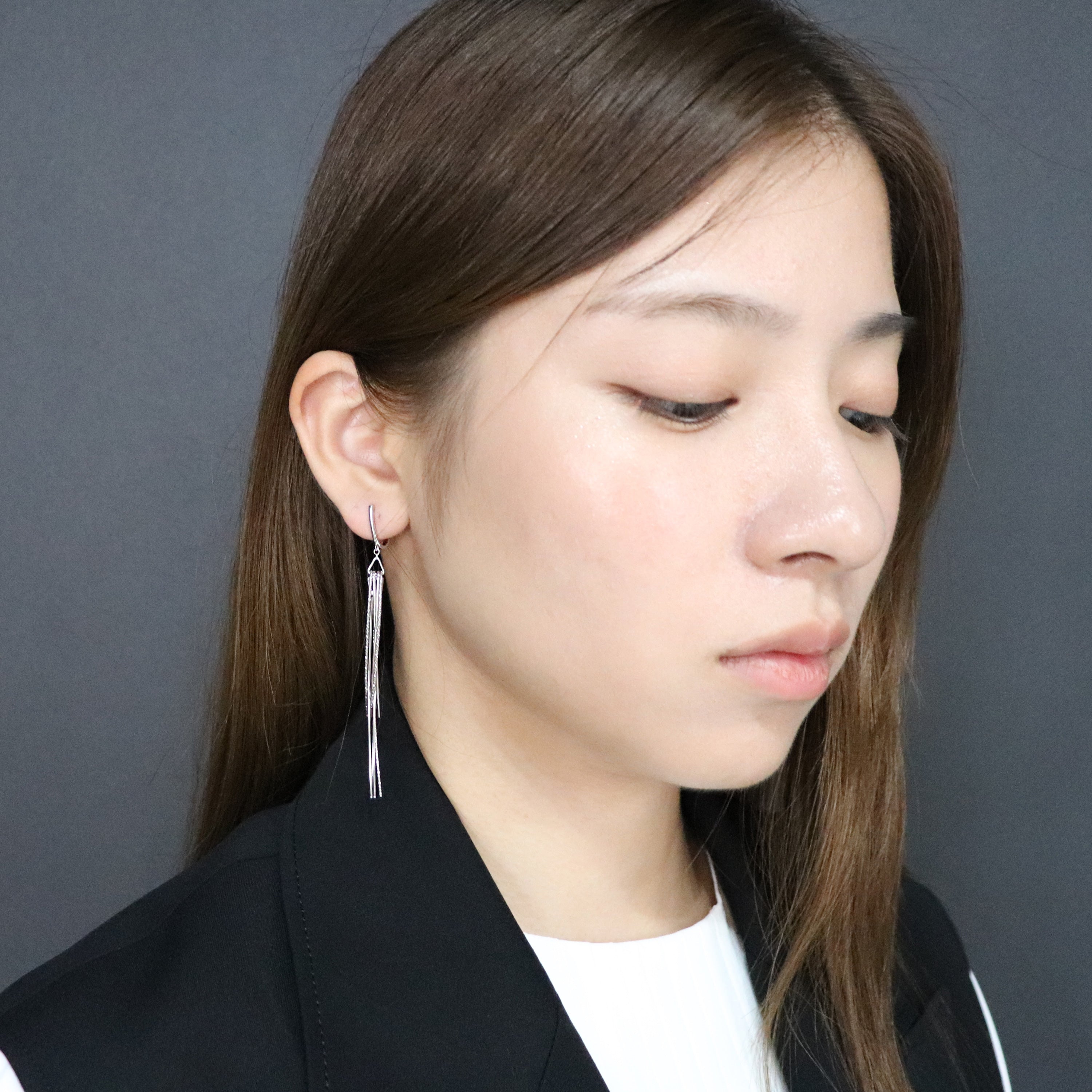 K14GF/SV 光華のしらべ イヤリング|GFE4177WH