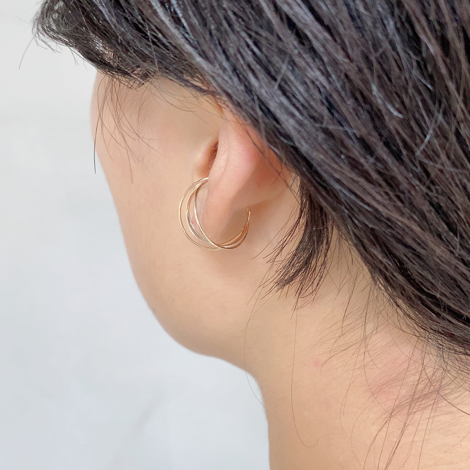 K10 or K18 Cシェイプド イヤーカフ|GD3105EC