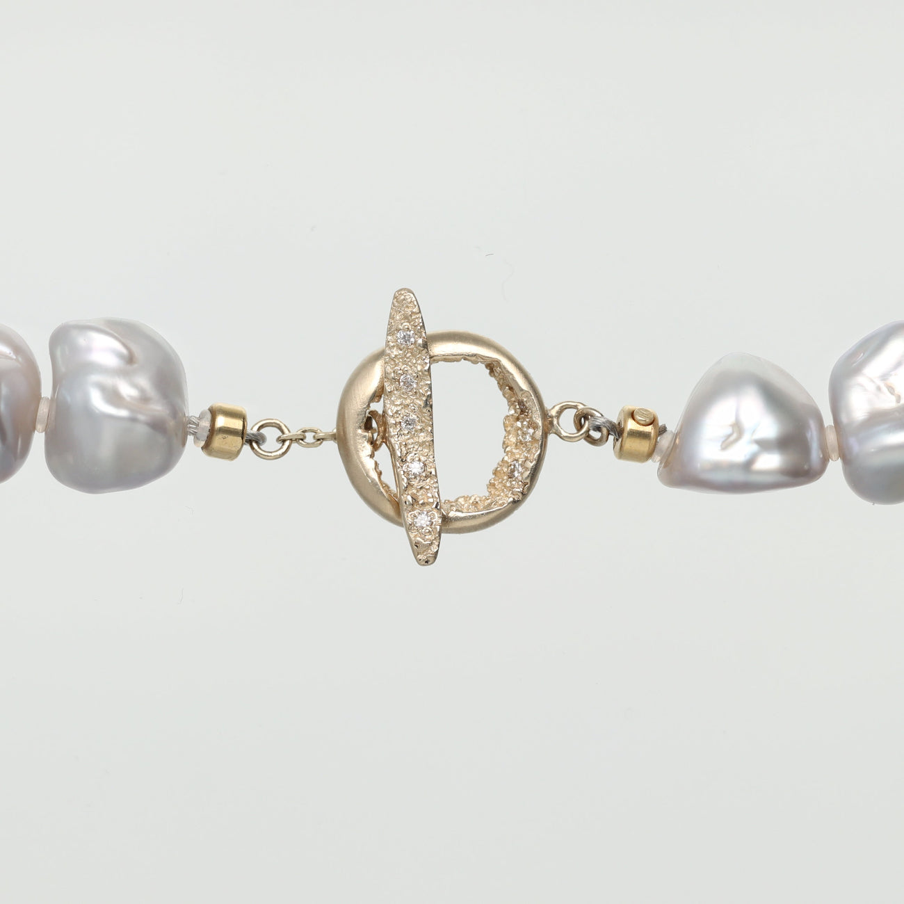 K14 バロックパール ネックレス / グレーカラー| ATCS8022GR