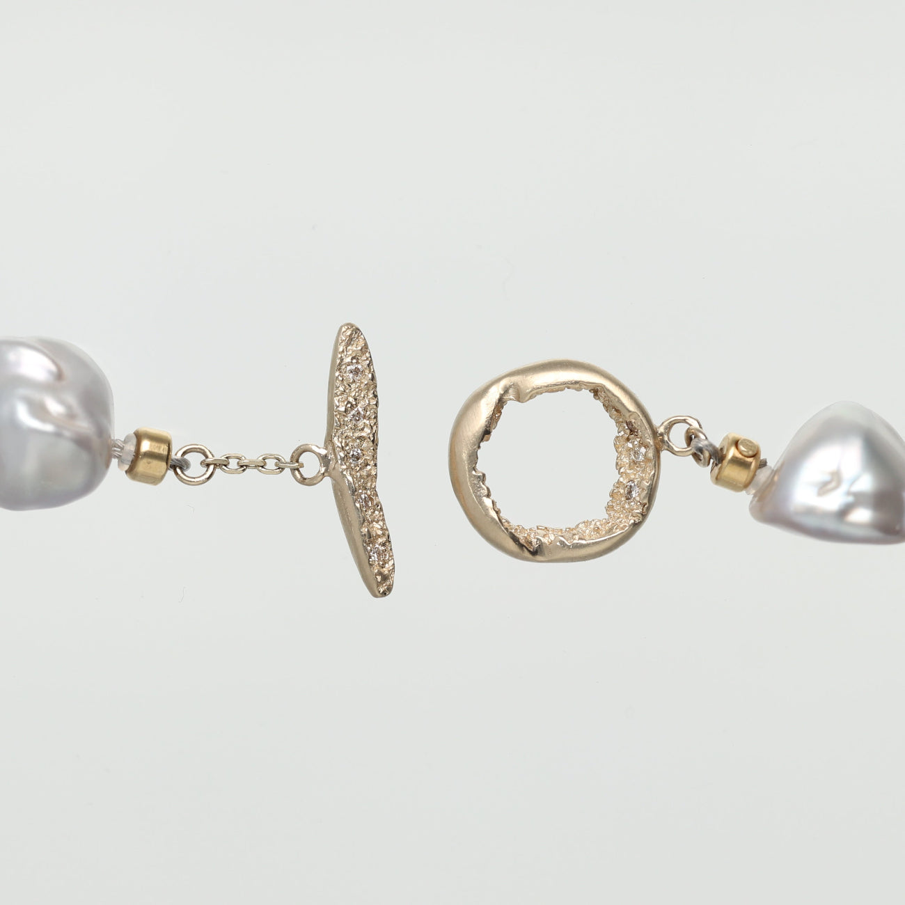 K14 バロックパール ネックレス / グレーカラー| ATCS8022GR