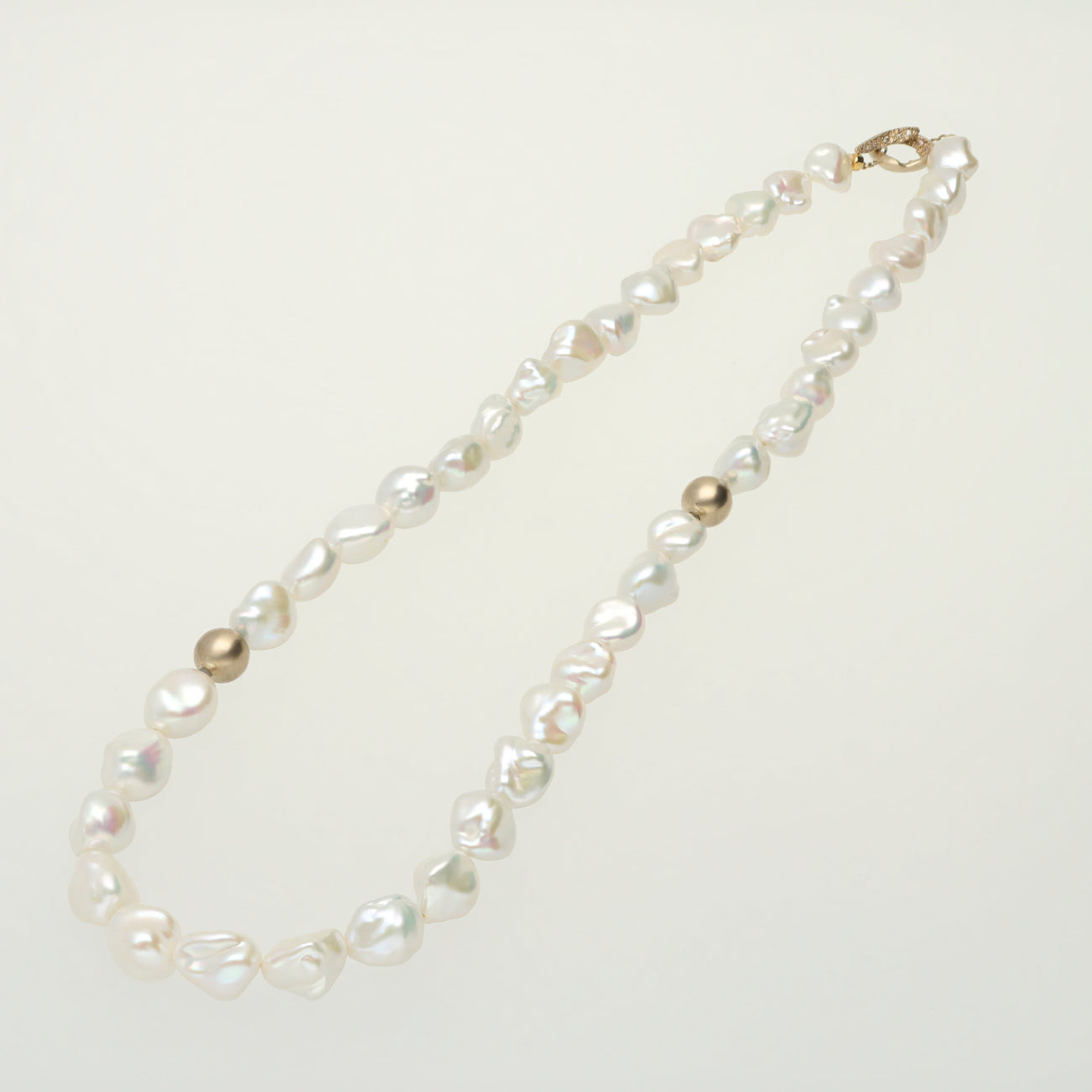 K14 バロックパール ネックレス / ホワイトカラー| ATCS8022WH