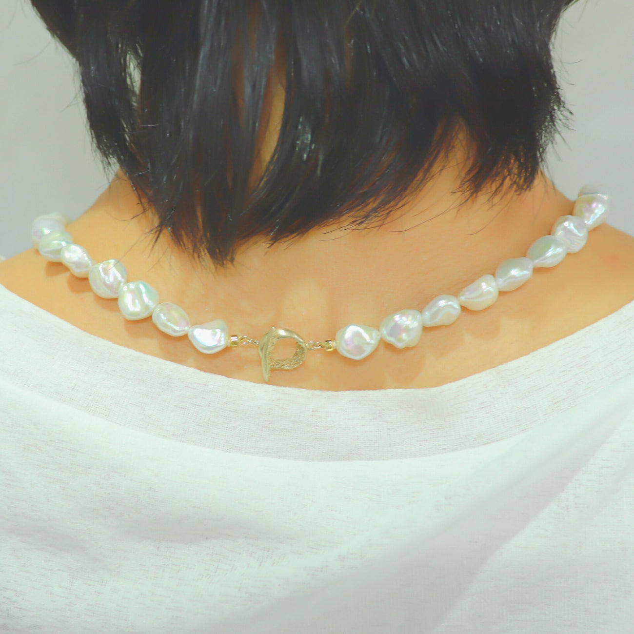 K14 バロックパール ネックレス / ホワイトカラー| ATCS8022WH