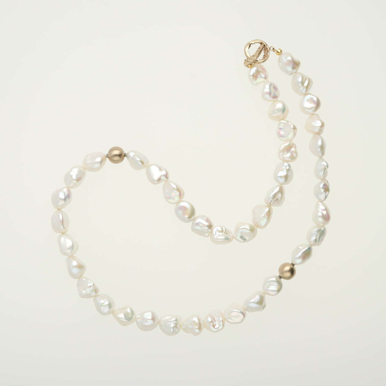 K14 バロックパール ネックレス / ホワイトカラー| ATCS8022WH