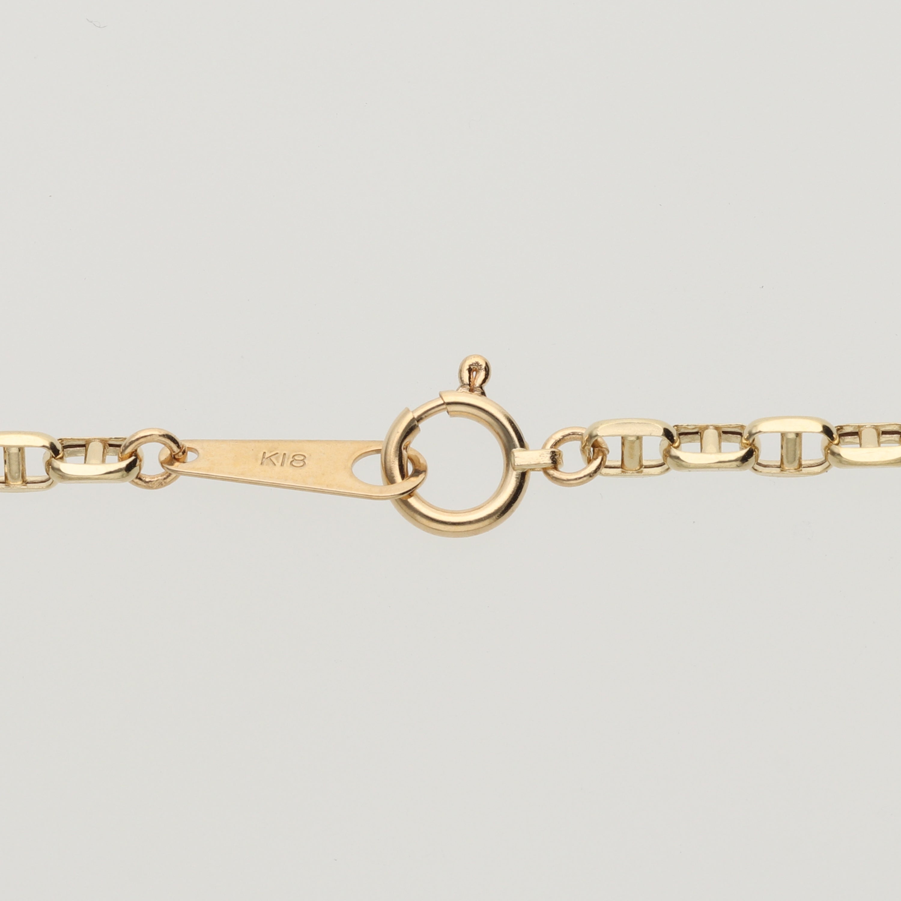 【9月限定価格オーダー】K18 中空スカルチェーン ネックレス|GAUR-0004