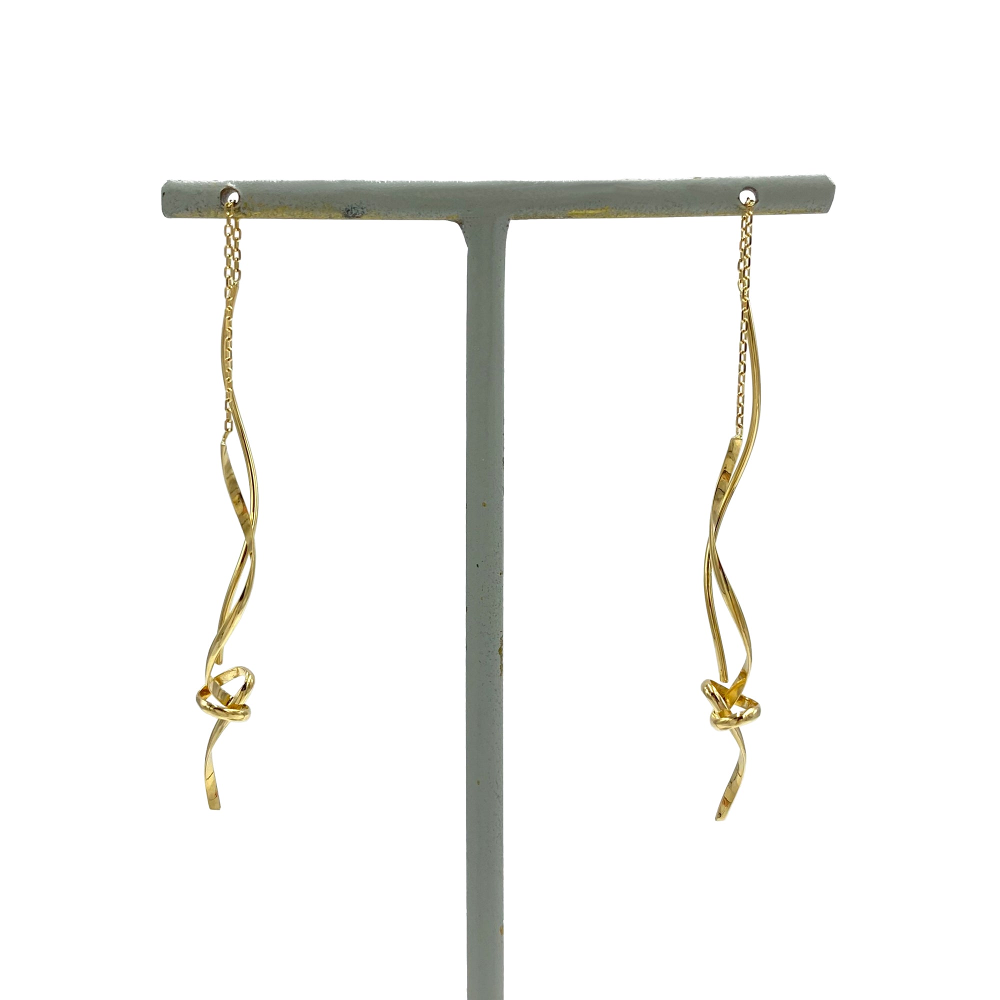 K10 or K18 デザインアメリカン ピアス|GD3003