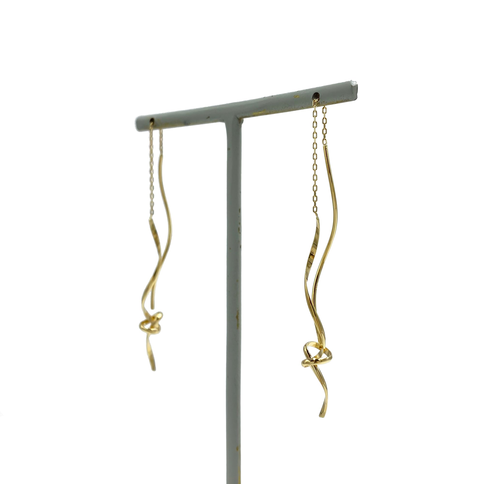 K10 or K18 デザインアメリカン ピアス|GD3003