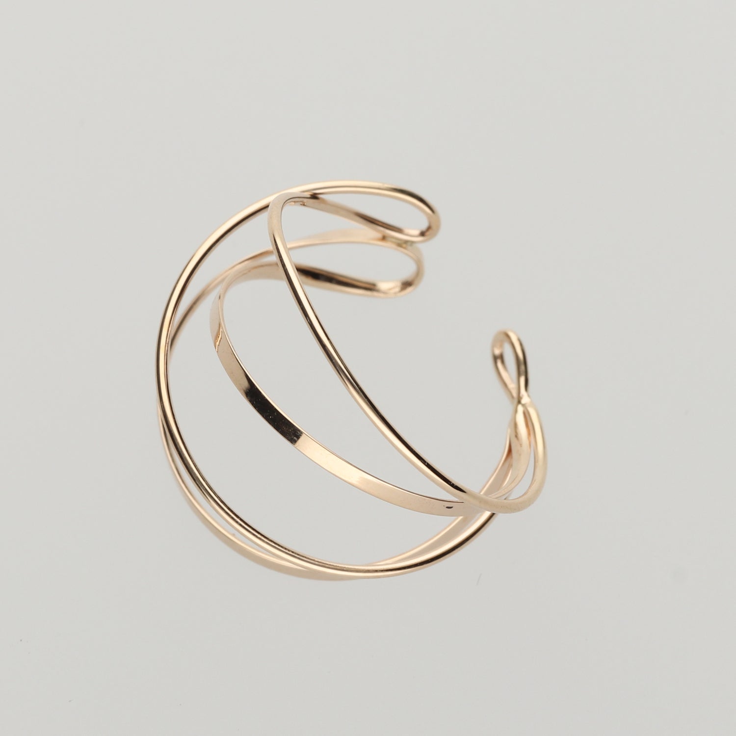 K10 or K18 Cシェイプド イヤーカフ|GD3105EC