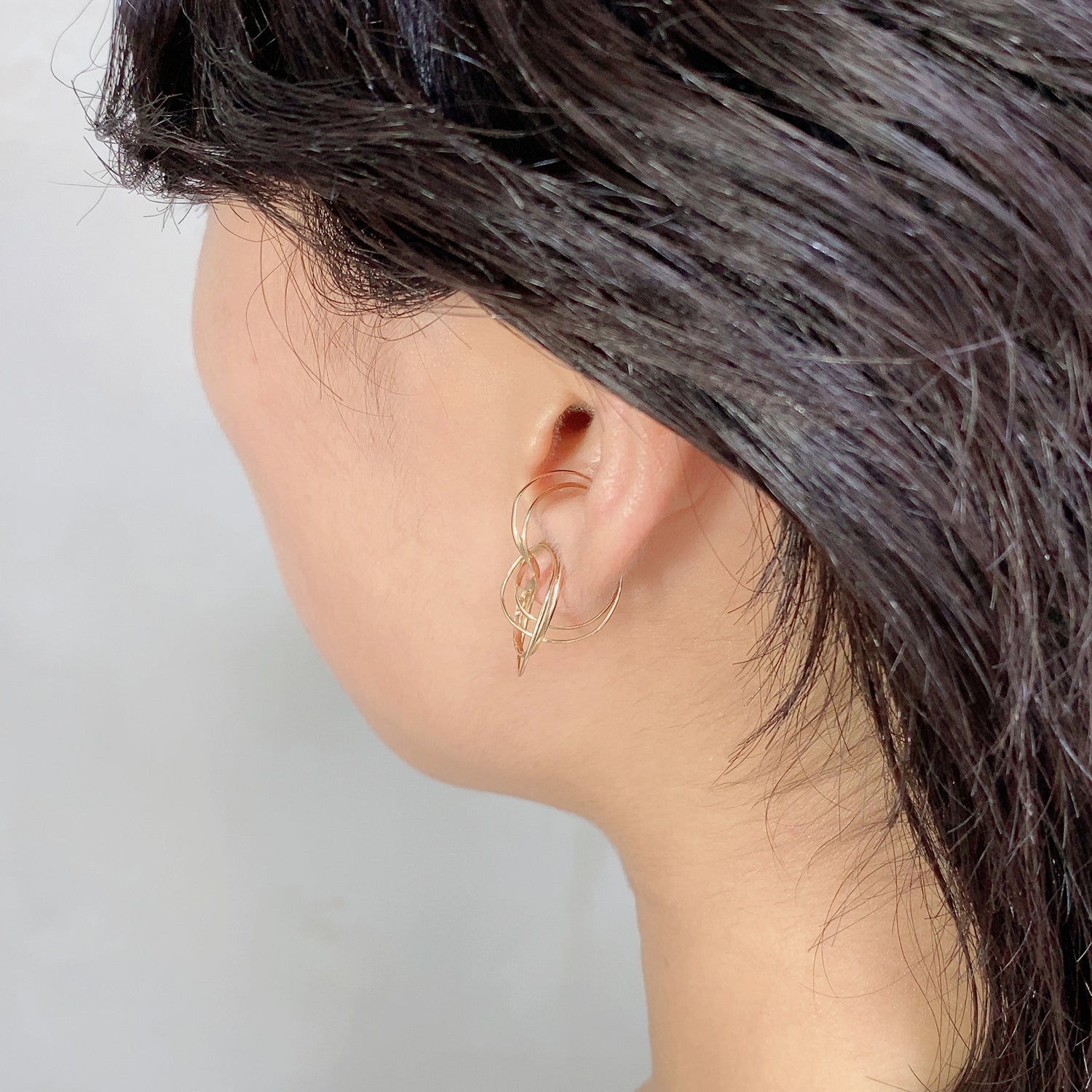 K10 or K18 フローライン イヤーカフ|GD3114EC