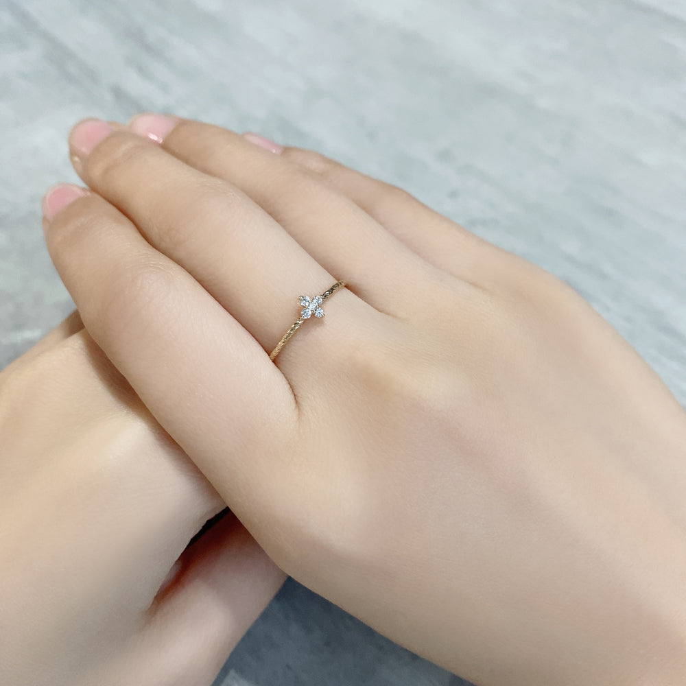 K10 スターダイヤモンド リング|GD6017