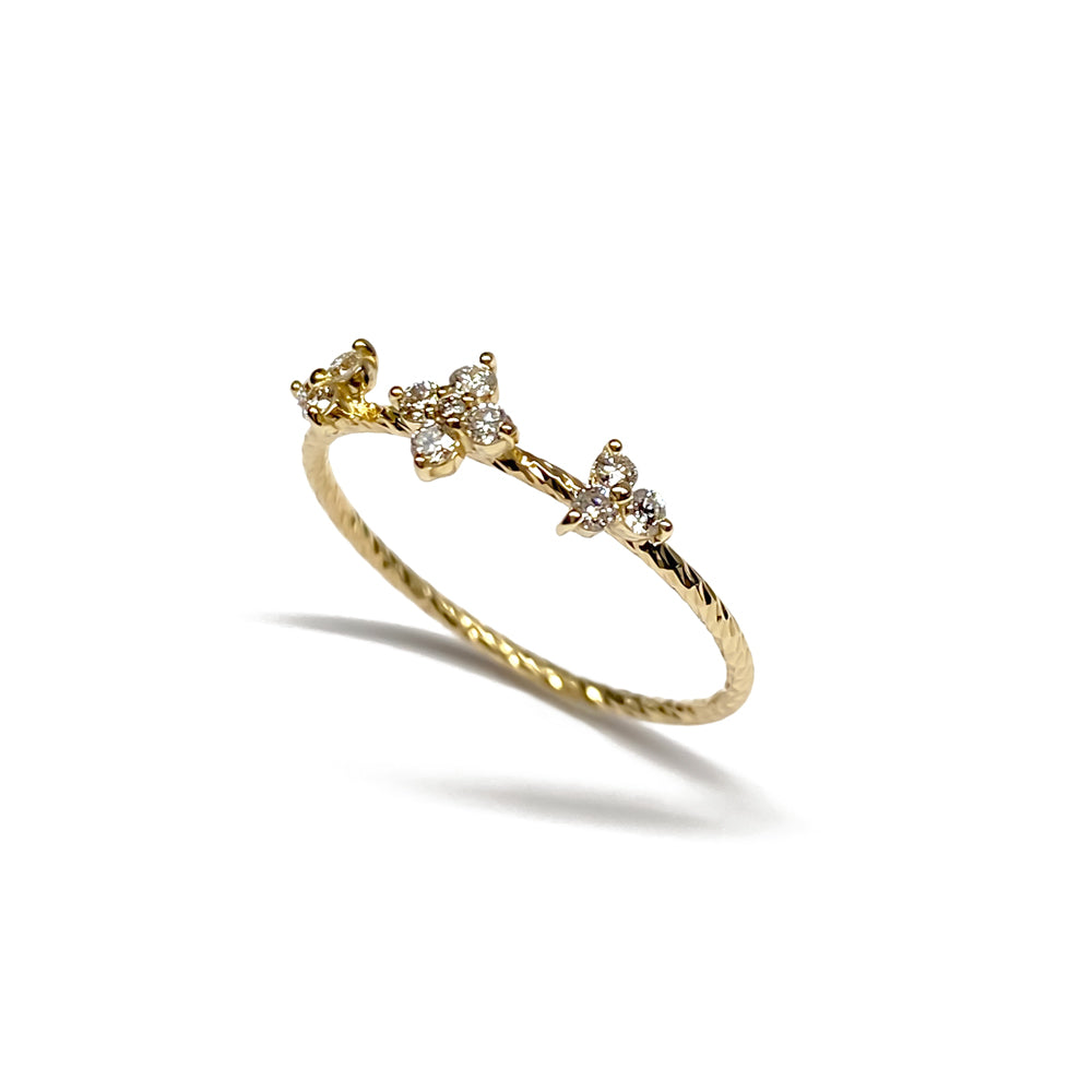 K10 ステーションダイヤモンド リング|GD6027