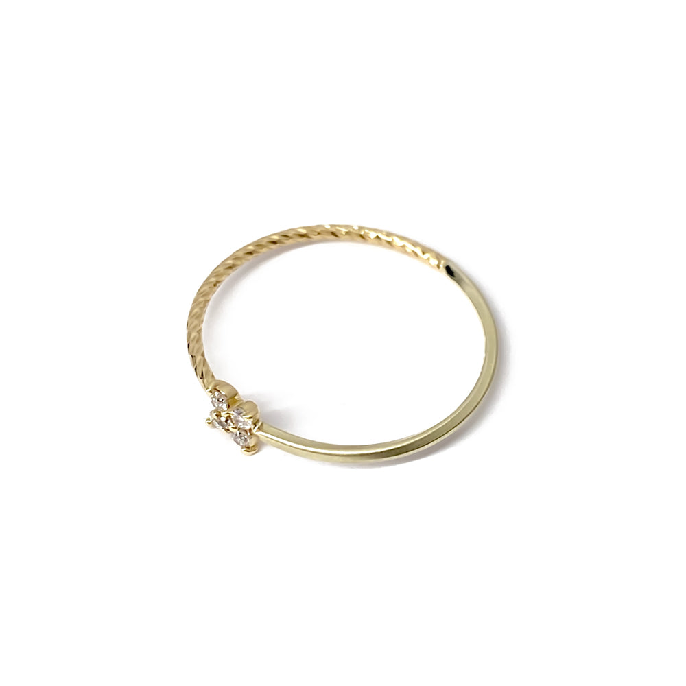 K10 センタードッキングダイヤモンド リング|GD6029