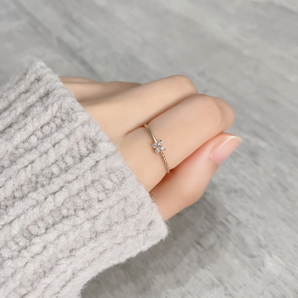 K10 センタードッキングダイヤモンド リング|GD6029