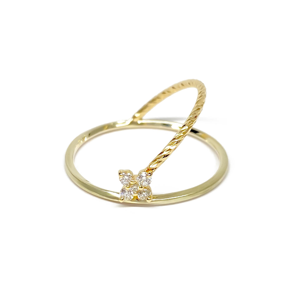 K10 シューティングスターダイヤモンド リング|GD6033