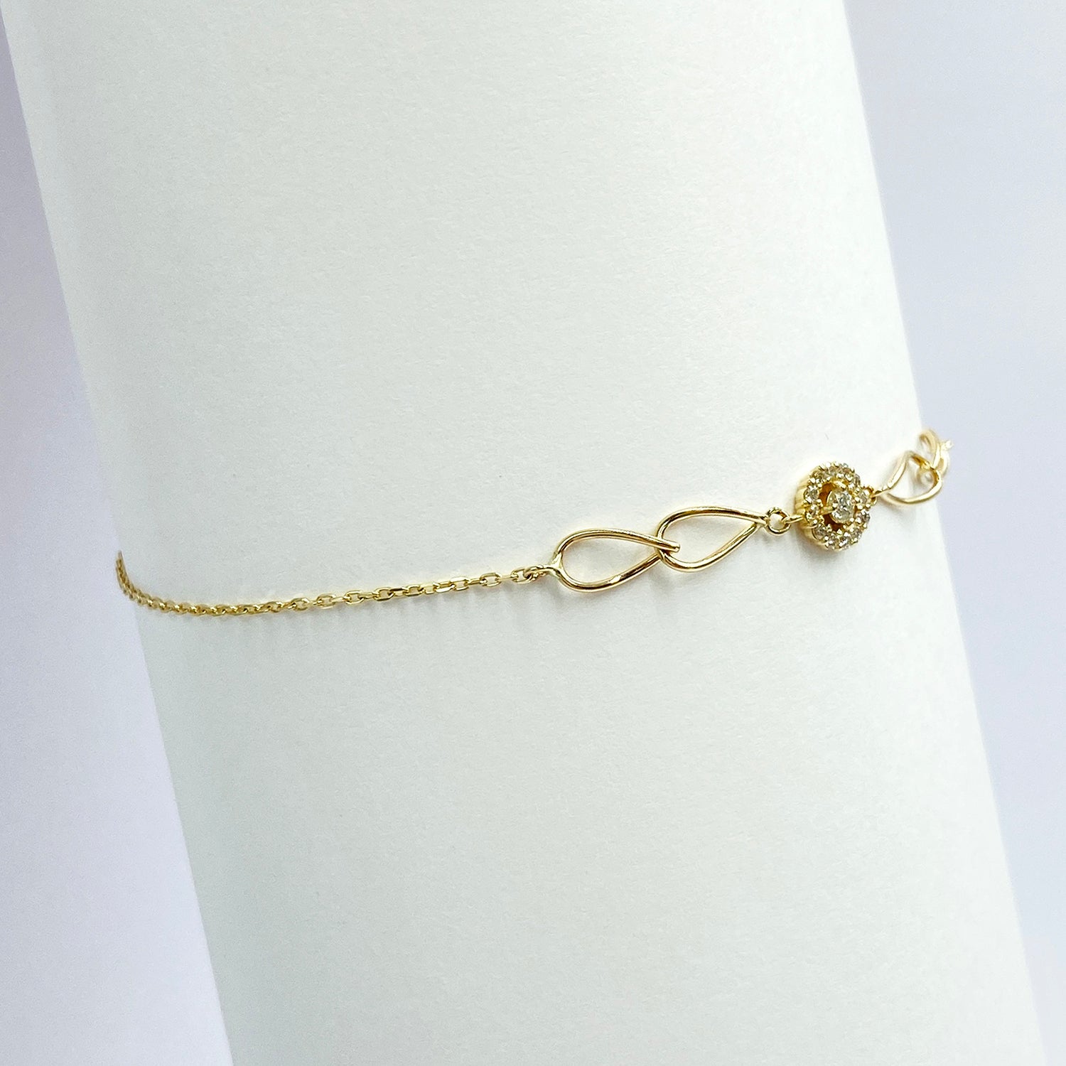 K10 or K18 取巻メレダイヤ ブレスレット|GD7003