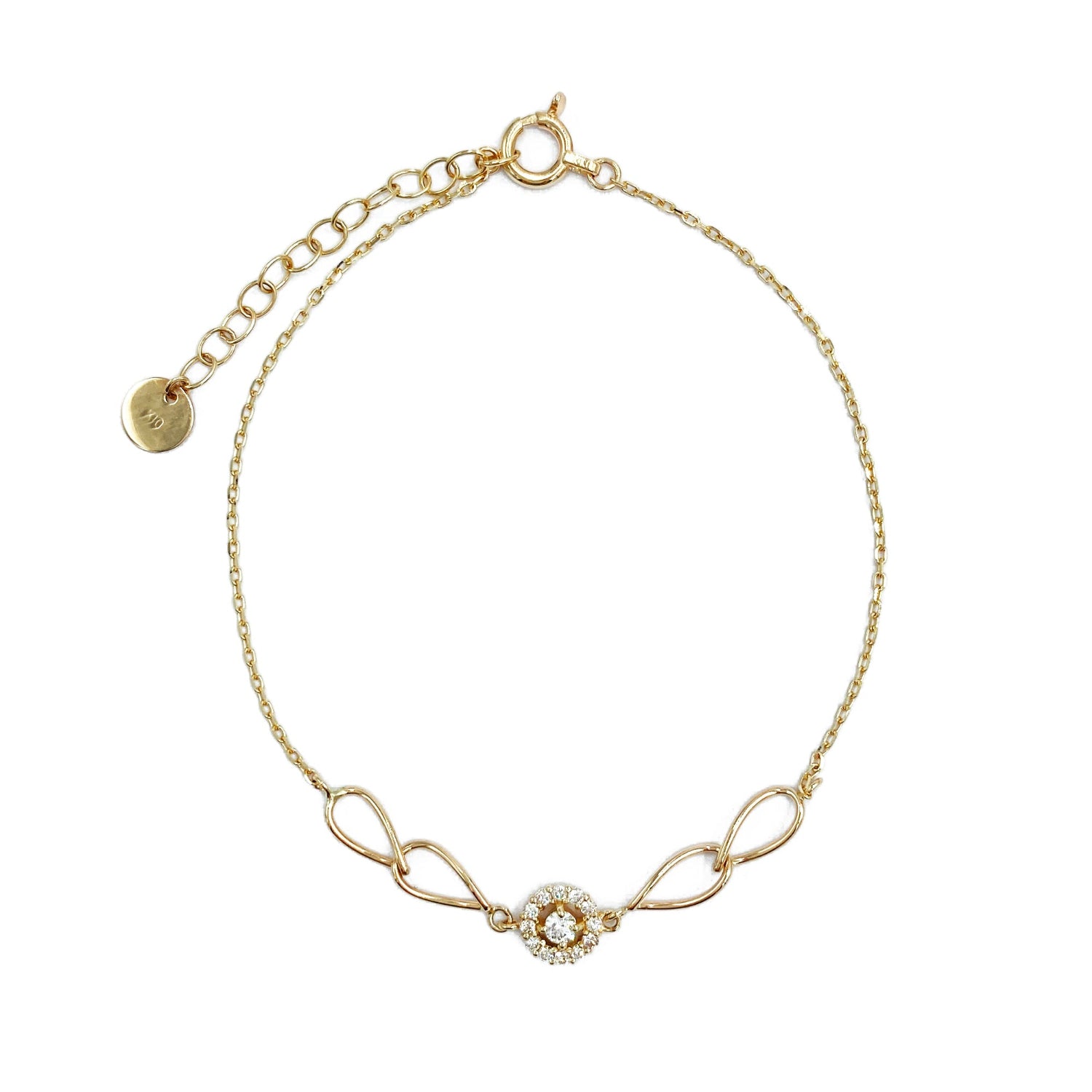 K10 or K18 取巻メレダイヤ ブレスレット|GD7003