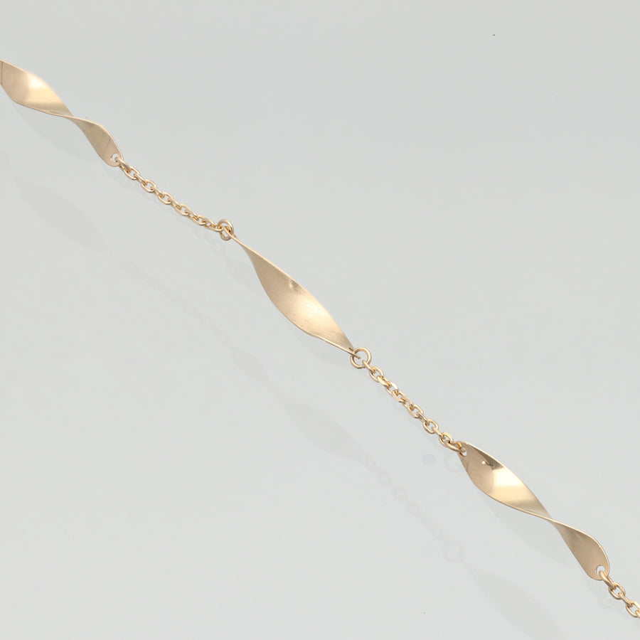 K10 or K18 ダブルテクスチャー ブレスレット|GD7006