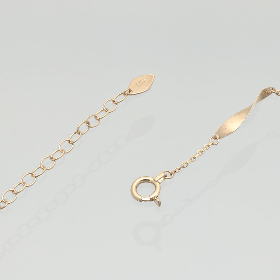 K10 or K18 ダブルテクスチャー ブレスレット|GD7006