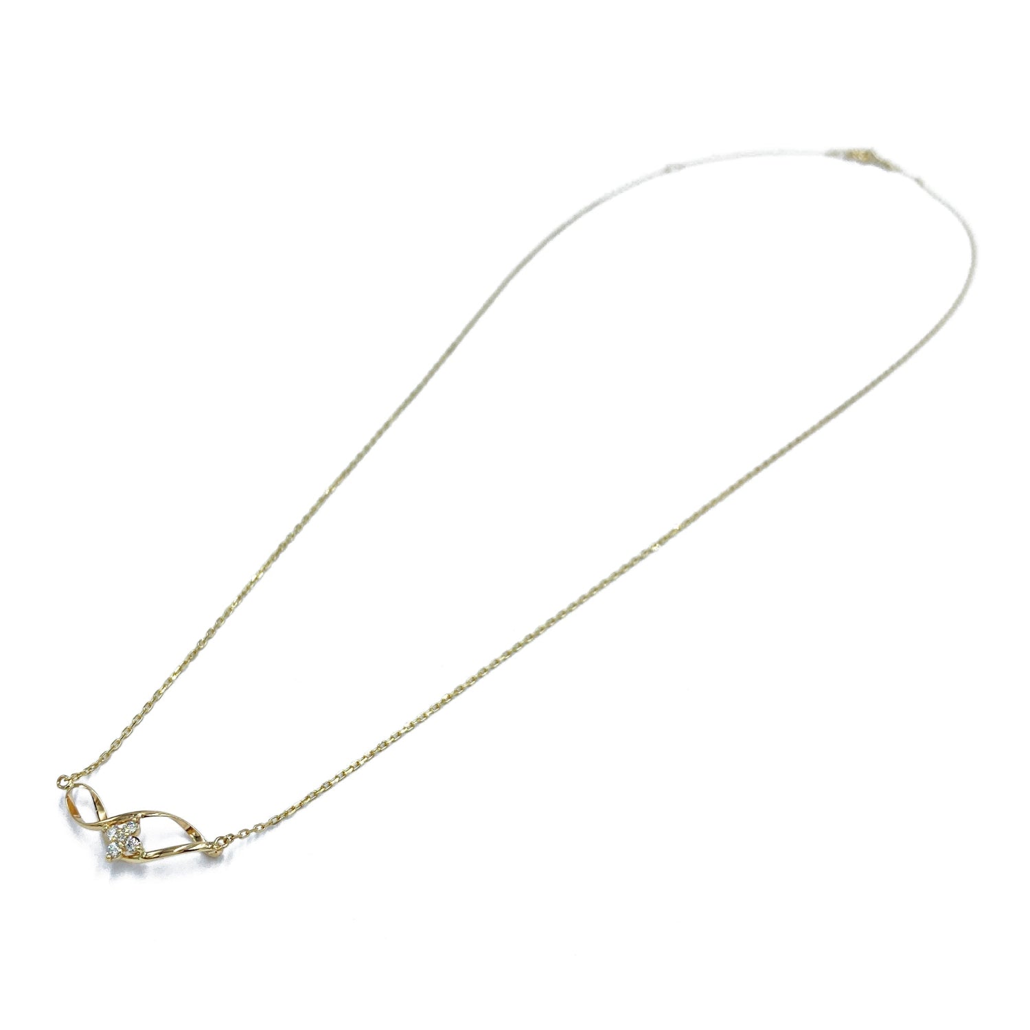 K10 or K18 フラワー型メレダイモンド ペンダント|GD8004