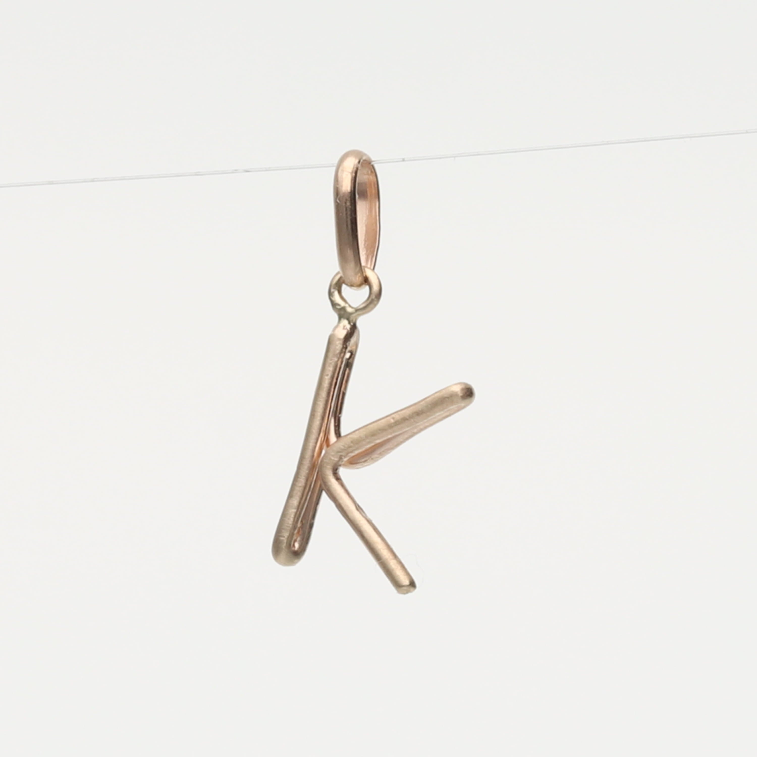 K10 イニシャル ペンダントトップ|GD-8023A~Z