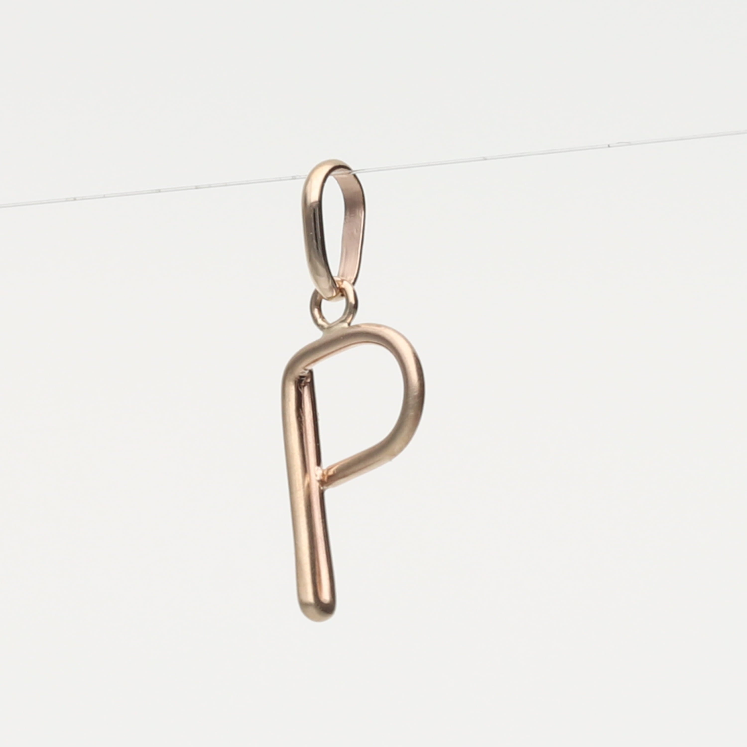 K10 イニシャル ペンダントトップ|GD-8023A~Z