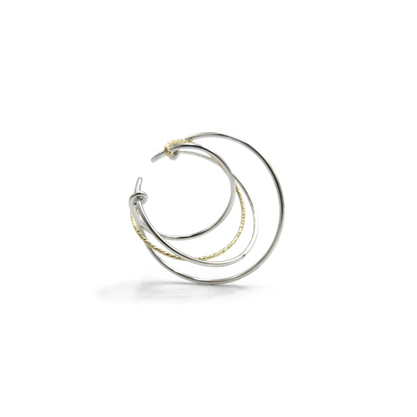 K14GF サークルレイヤード イヤーカフ|GFC5001WY