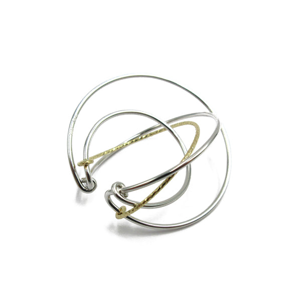 K14GF サークルレイヤード イヤーカフ|GFC5001WY