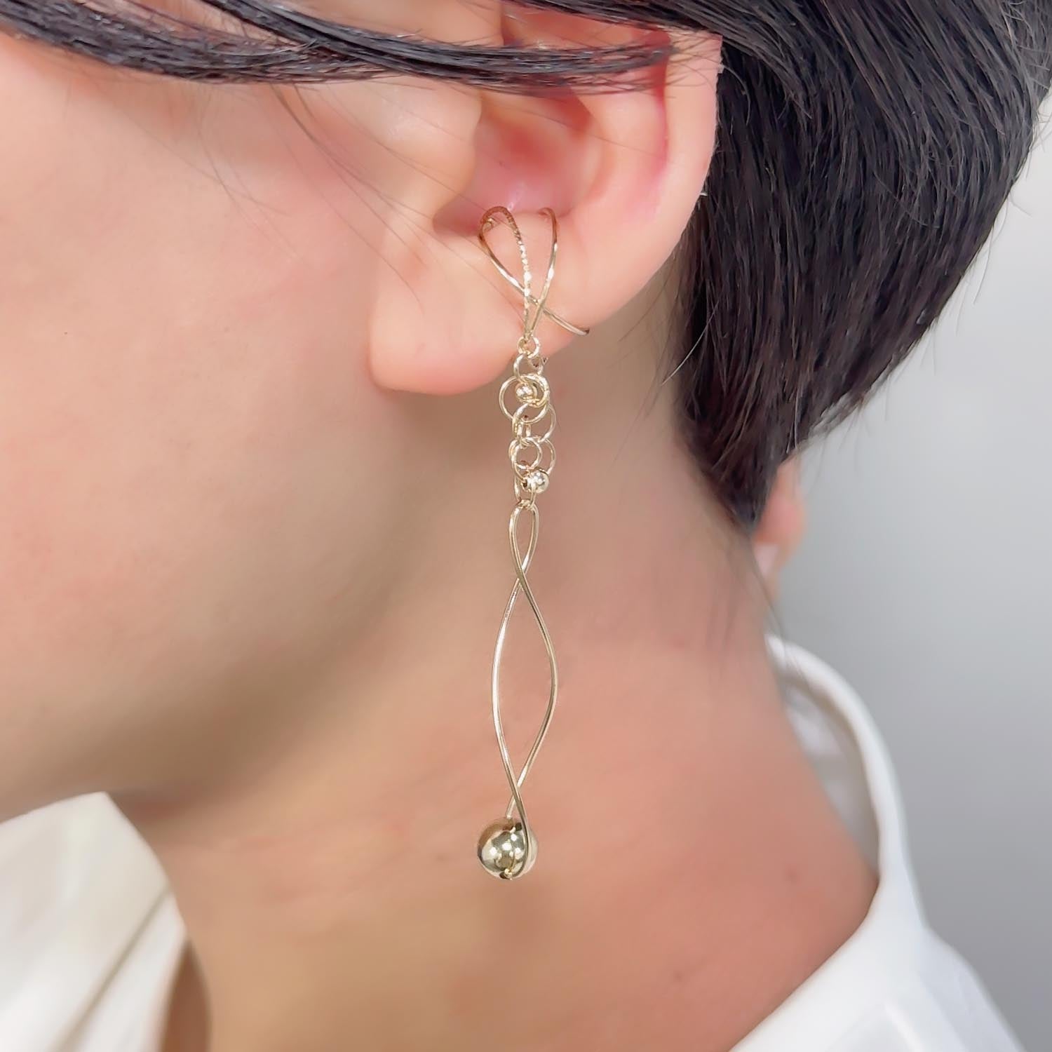 K14GF 未来の映し イヤーカフ|GFC5013GD