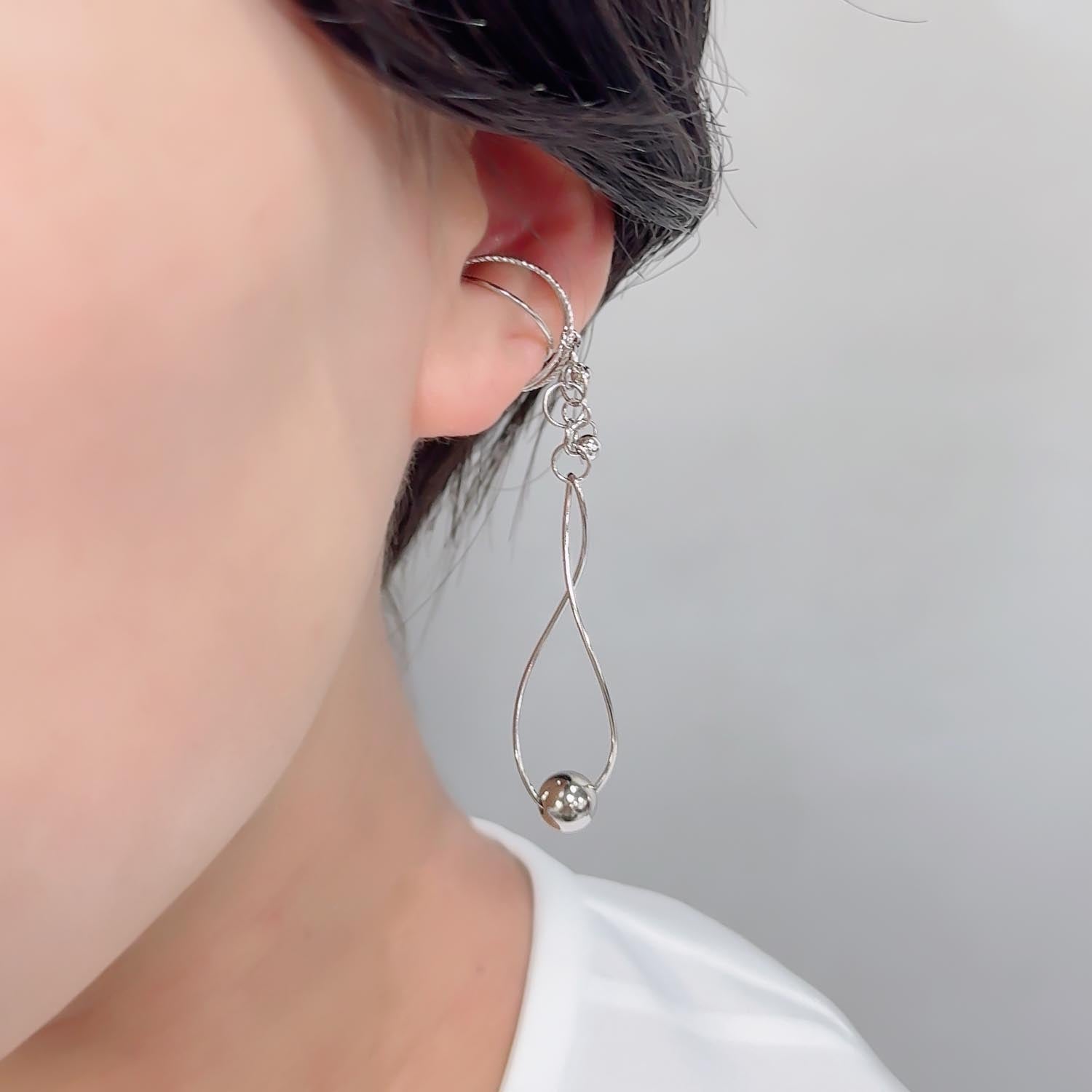 K14GF 人生の映し イヤーカフ|GFC5013WH