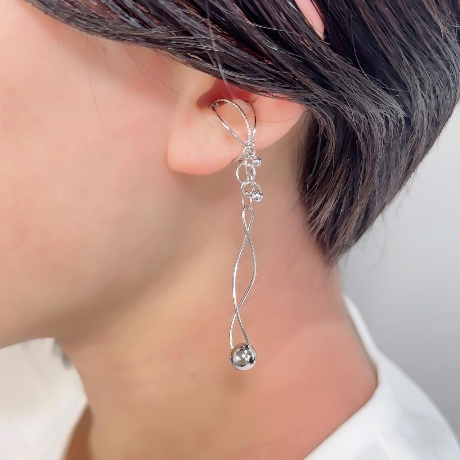 K14GF 人生の映し イヤーカフ|GFC5013WH