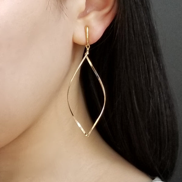 K14GF/SV マーキス イヤリング|GFE4015・4015WH