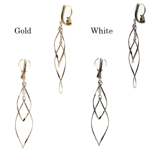 K14GF/SV ダブルマーキス イヤリング|GFE4020・4020WH