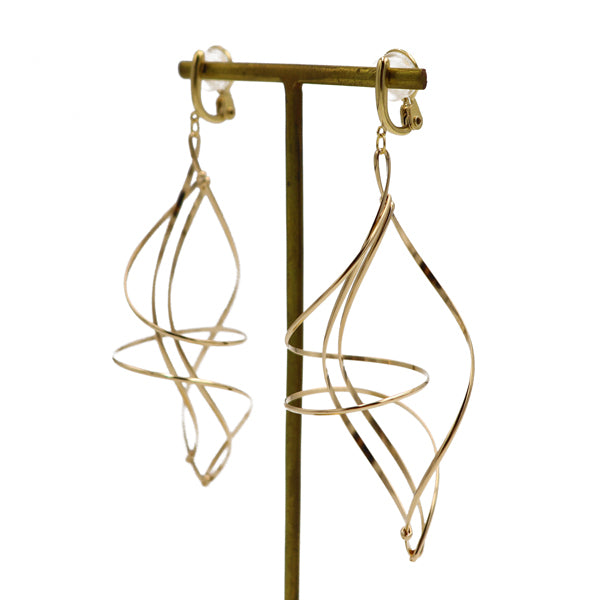 K14GF/SV KLIMTOオマージュ イヤリング|GFE4115