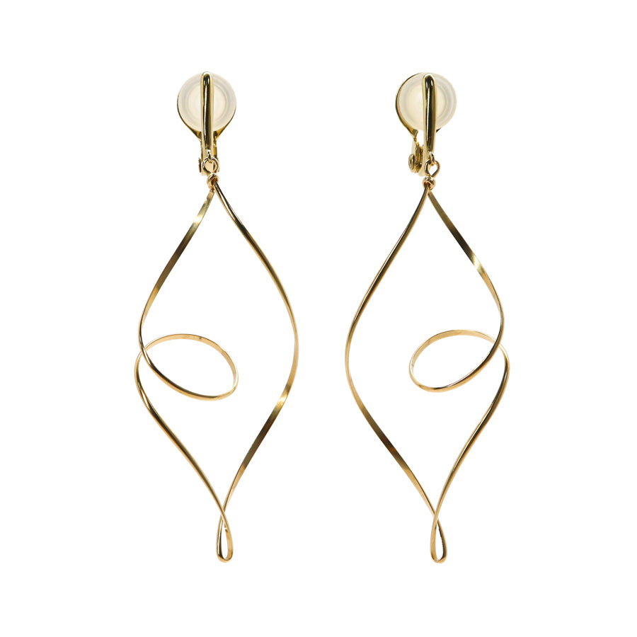 K14GF/SV KLIMTOオマージュ イヤリング|GFE4116