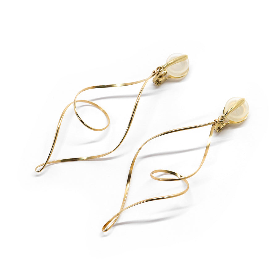 K14GF/SV KLIMTOオマージュ イヤリング|GFE4116