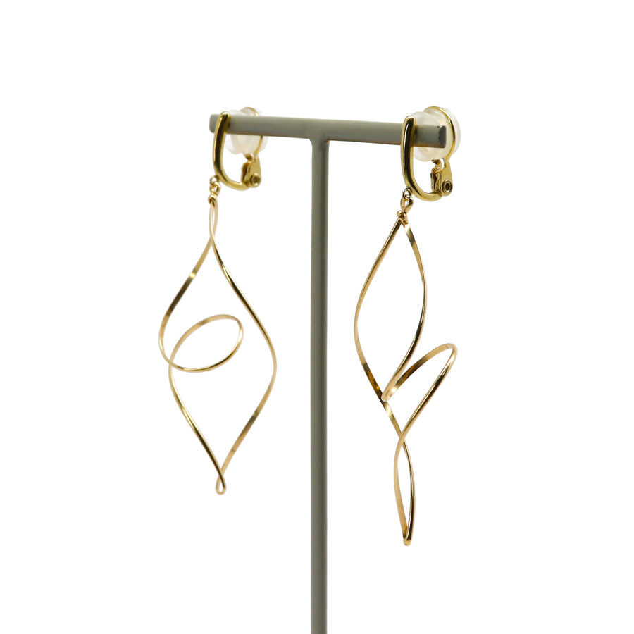 K14GF/SV KLIMTOオマージュ イヤリング|GFE4116