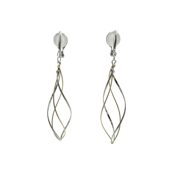 K14GF/SV 緩やかに織り成す イヤリング|GFE4119WY
