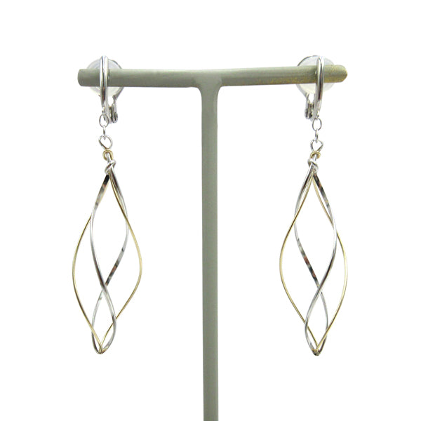 K14GF/SV 緩やかに織り成す イヤリング|GFE4119WY