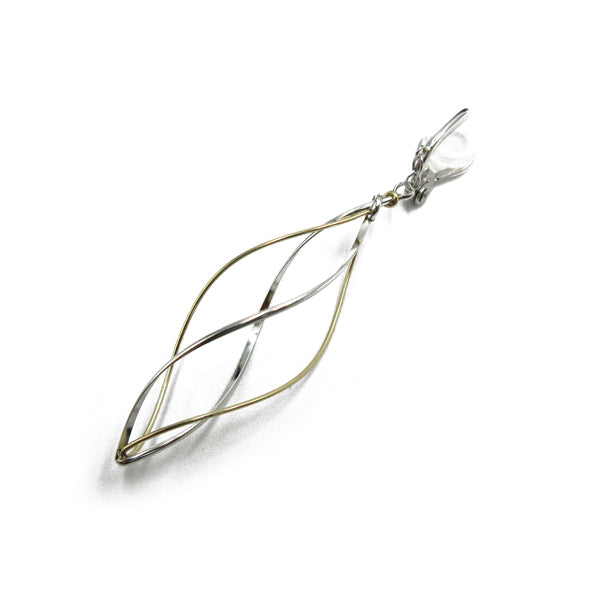 K14GF/SV 緩やかに織り成す イヤリング|GFE4119WY