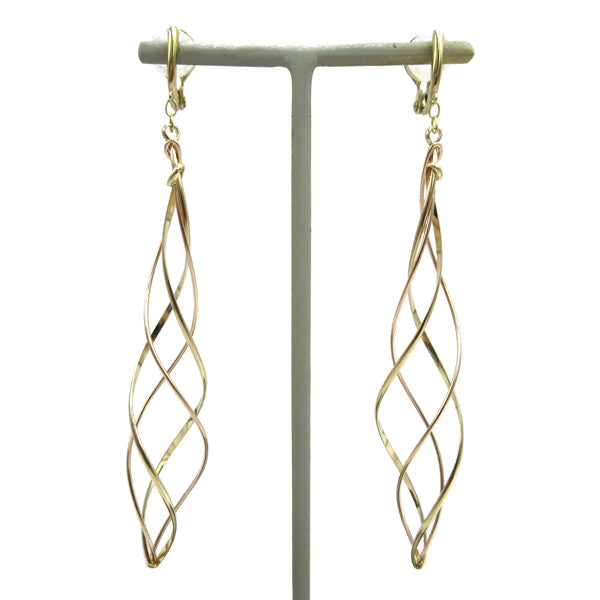 K14GF/SV 緩やかに織り成す イヤリング|GFE4120PY