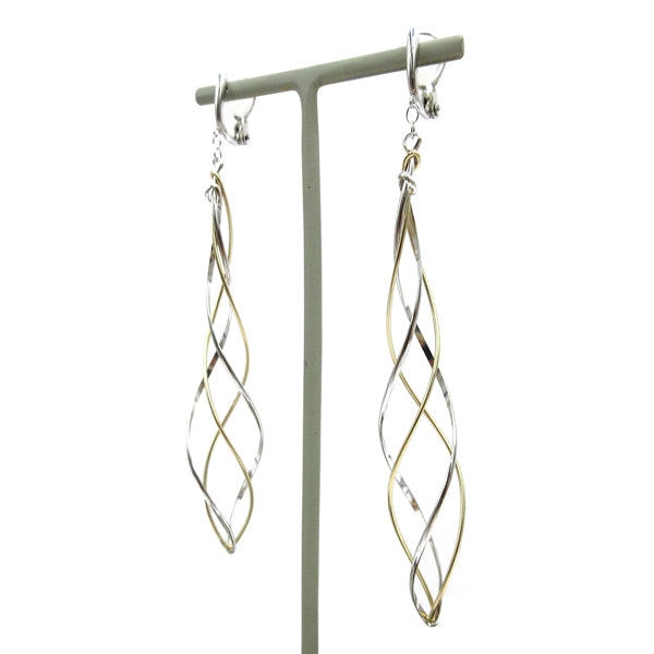 K14GF/SV 緩やかに織り成す イヤリング|GFE4121WY