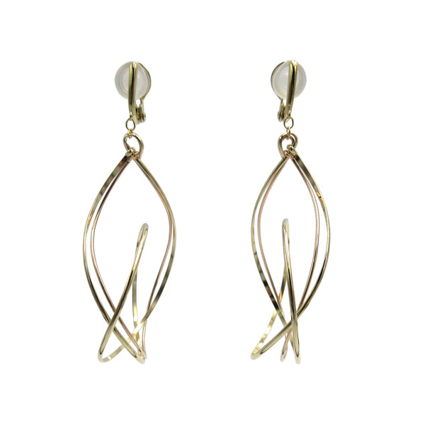 K14GF/SV 美しい弧を描く イヤリング|GFE4123PY