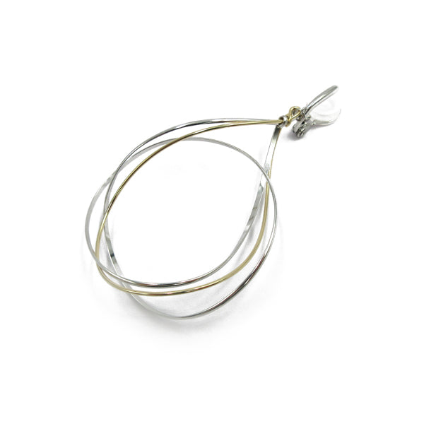 K14GF/SV 美しい弧を描く イヤリング|GFE4124WY