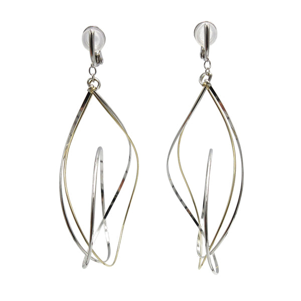 K14GF/SV 美しい弧を描く イヤリング|GFE4126WY