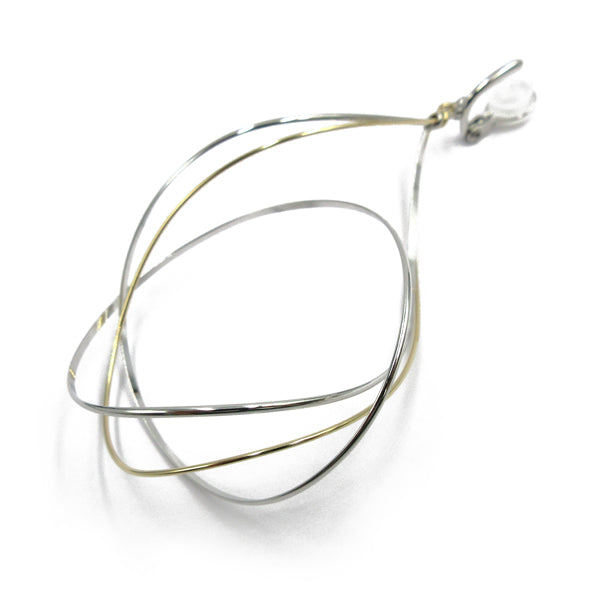 K14GF/SV 美しい弧を描く イヤリング|GFE4126WY