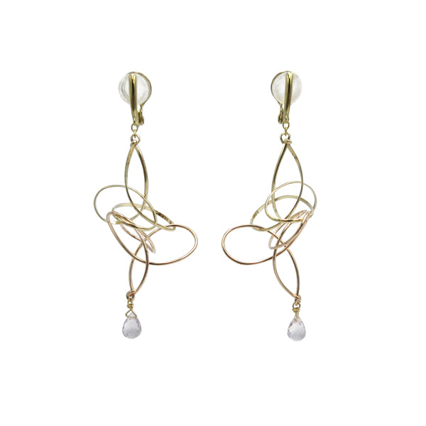 K14GF/SV 淡い涼やかなアメシスト イヤリング|GFE4131PY