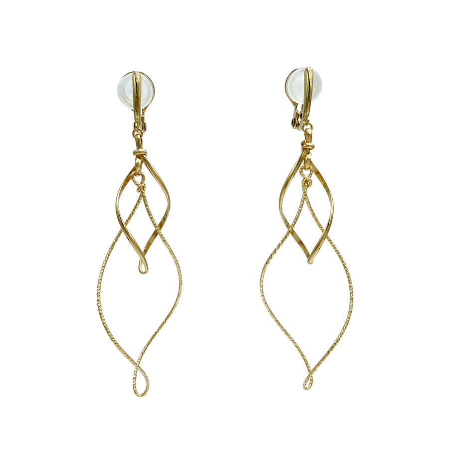 K14GF/SV 弾け流れる煌めき イヤリング|GFE4134