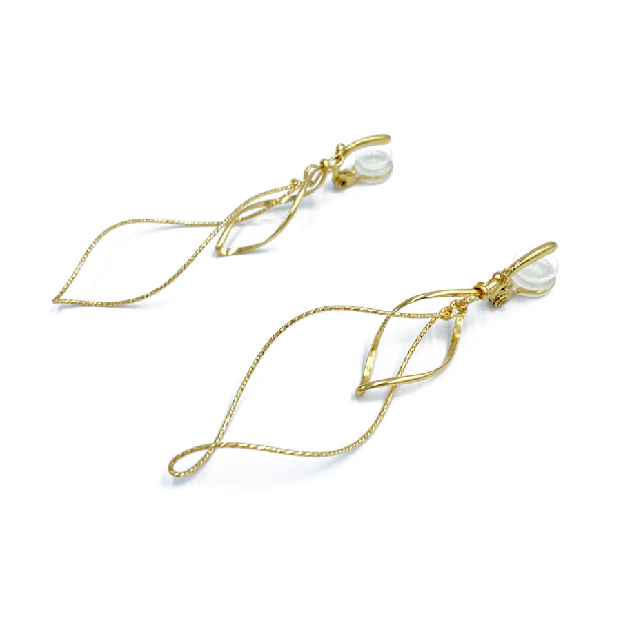 K14GF/SV 弾け流れる煌めき イヤリング|GFE4134