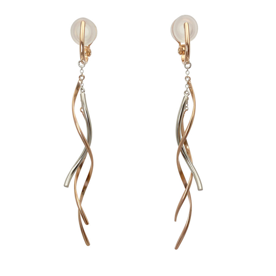 K14GF/SV 舞い躍る軌跡 イヤリング|GFE4152PW