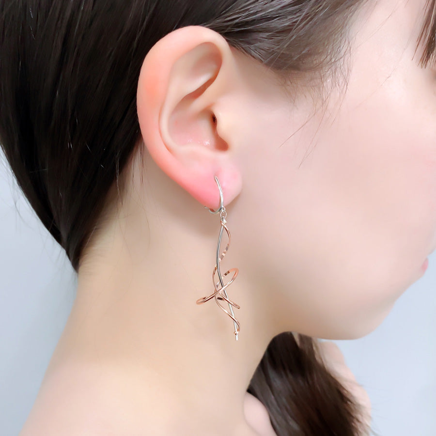 K14GF/SV 優美なる所作 イヤリング|GFE4155PW